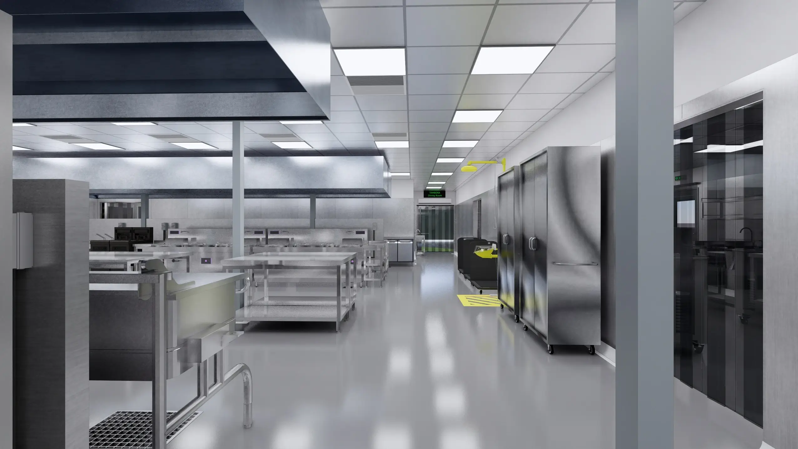 Bangun Dapur Catering Skala Besar dari Rangka Baja 11 Layout Dapur Catering Rangka Baja RapidFrame 8