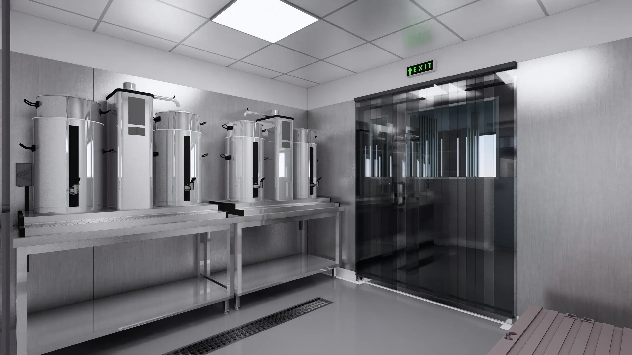 Bangun Dapur Catering Skala Besar dari Rangka Baja 12 Layout Dapur Catering Rangka Baja RapidFrame 9