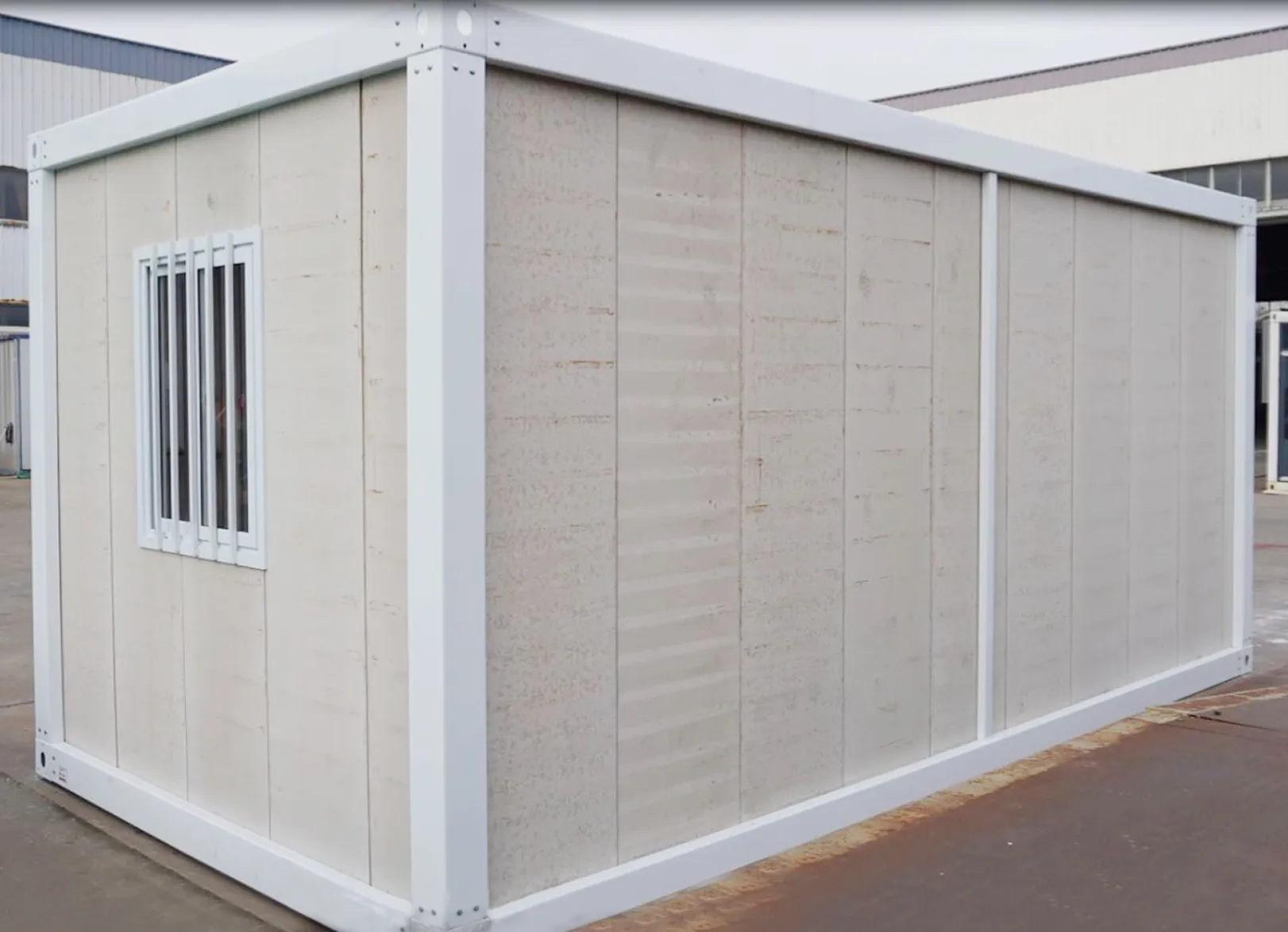 Desain Model Rumah Semi Permanen dari GRC Konsep Modular 1