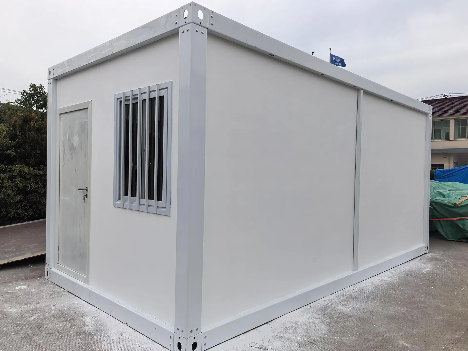 Desain Model Rumah Semi Permanen dari GRC Konsep Modular 2