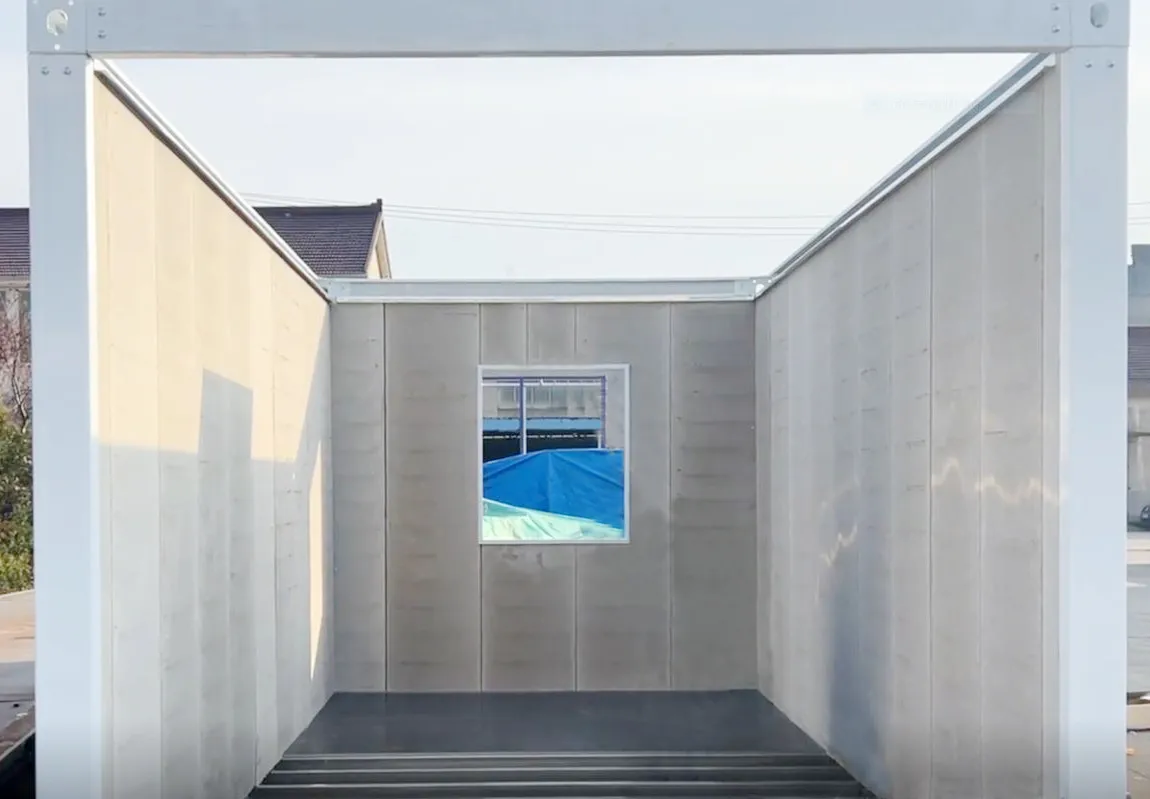 Fast-Built Semi Permanent House Made of GRC 9 Desain Model Rumah Semi Permanen dari GRC Konsep Modular 8