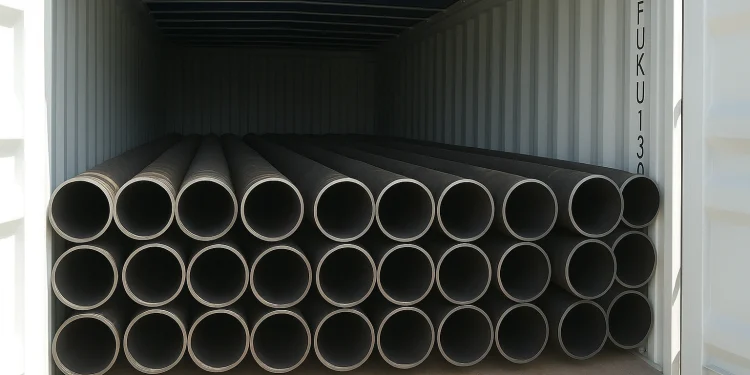 Pengiriman Pipa ERW Pakai Jenis Container Apa? 1 Pengiriman Pipa ERW