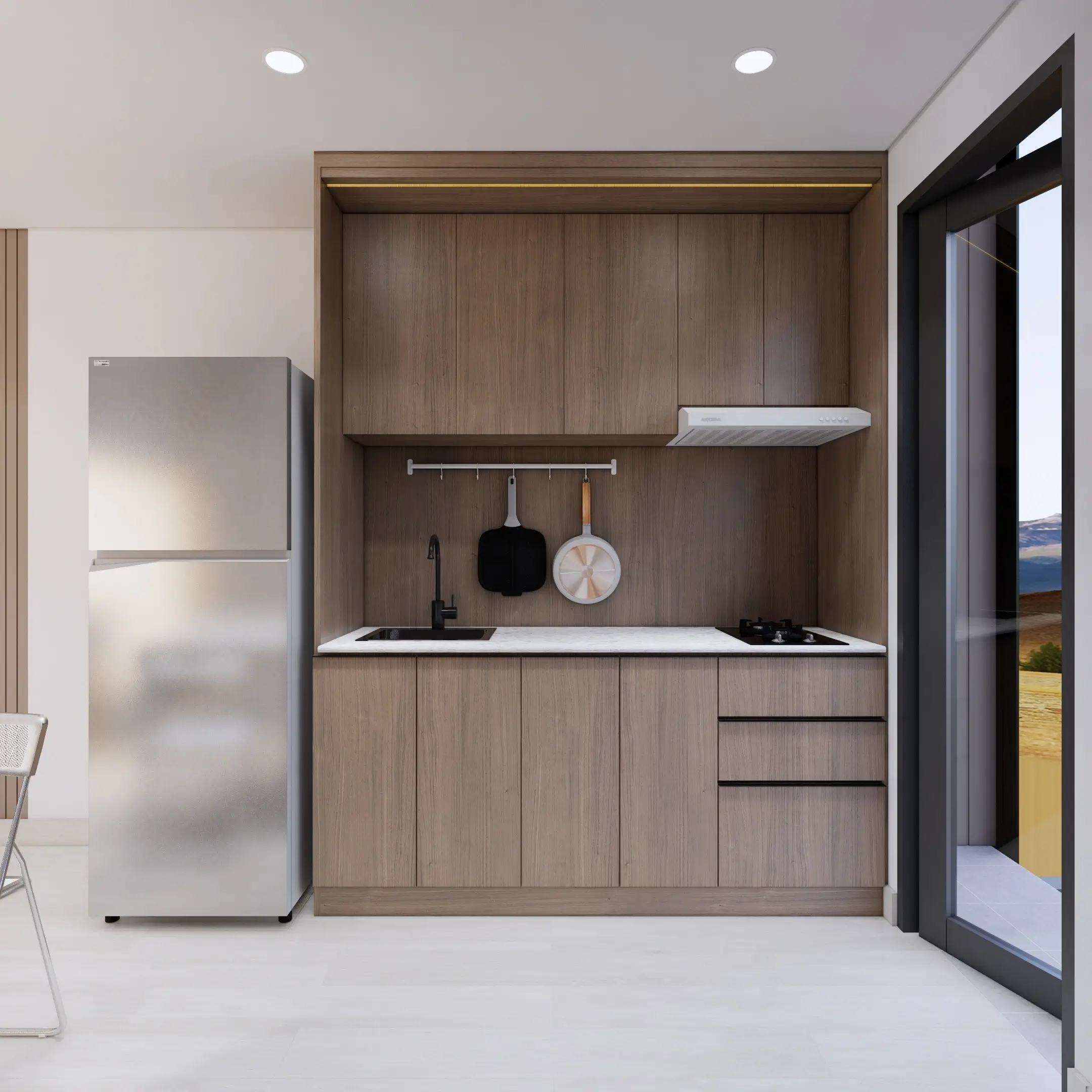 Desain Rumah Villa Minimalis Modern Konstruksi RapidFrame 4