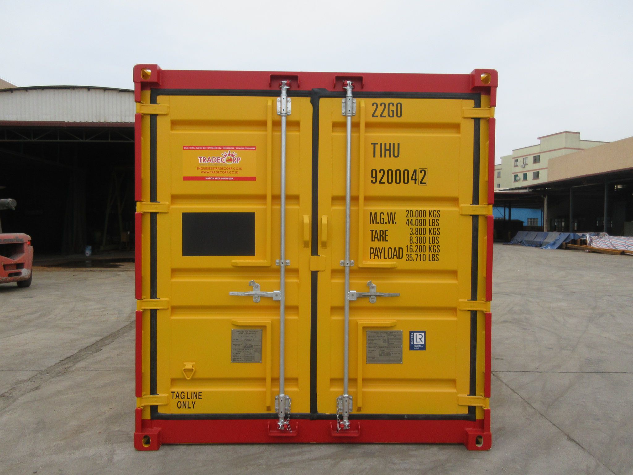 20ft DNV Container Model General Purpose: Fitur & Ukuran 7 20ft DNV Container Model General Purpose 6