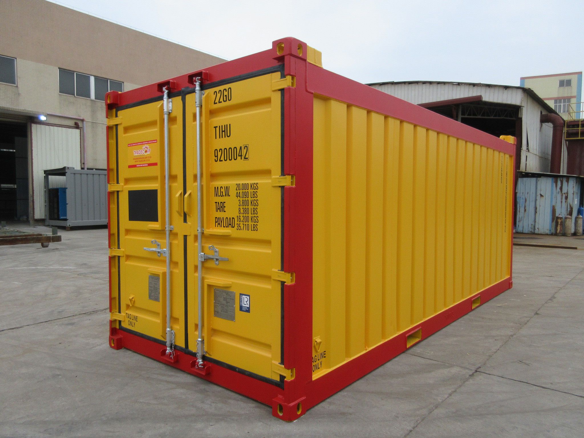 20ft DNV Container Model General Purpose: Fitur & Ukuran 9 20ft DNV Container Model General Purpose 8