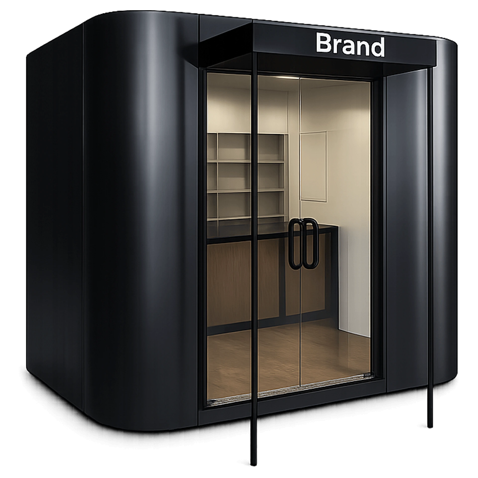 Desain Booth Tenant Jualan Konsep ModPOD 6 Desain Booth Tenant Jualan ModPOD Store 1
