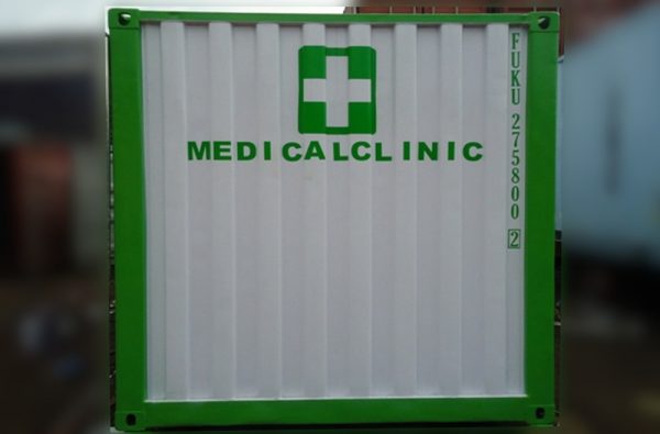 20' Clinic Container (White Green)