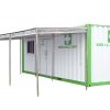 20' Clinic Container (White Green)