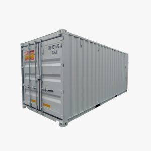 20' Double Door Shipping Container (Putih)