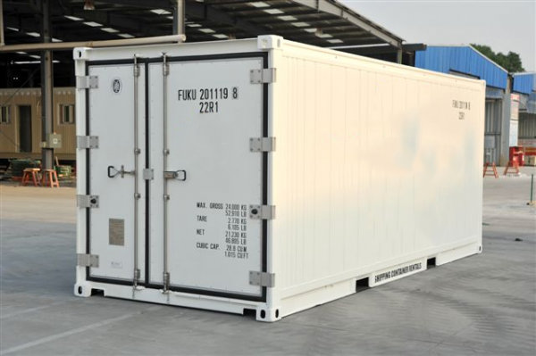 20' Easy Opening Door Refrigerated Container (White)