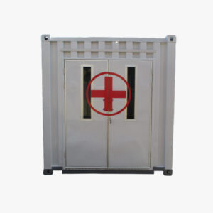 20′ Emergency Unit Container (Grey White Red)