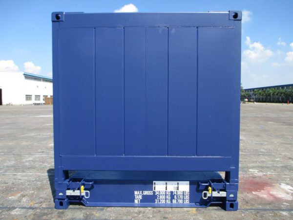 20' Flat Rack (Blue)