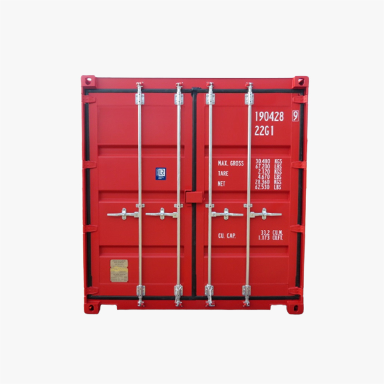 20’ General Purpose Shipping Container (Red)