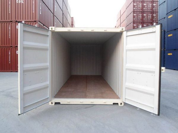 20' General Purpose Shipping Container Standar (Light Ivory)