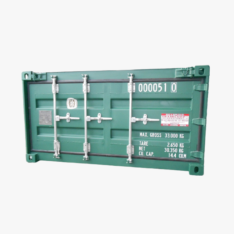 20′ Half Height Hard Top Container Single Door (Pine Green)