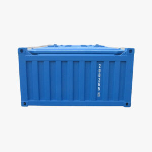 20′ Half Height Hard Top Container with No Door (Light Blue)