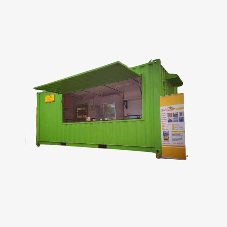 20' High Cube Cafe Container (Green)