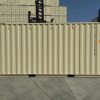 20' High Cube Easy Opening Door Shipping Container (Light Ivory)