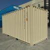 20' High Cube Easy Opening Door Shipping Container (Light Ivory)