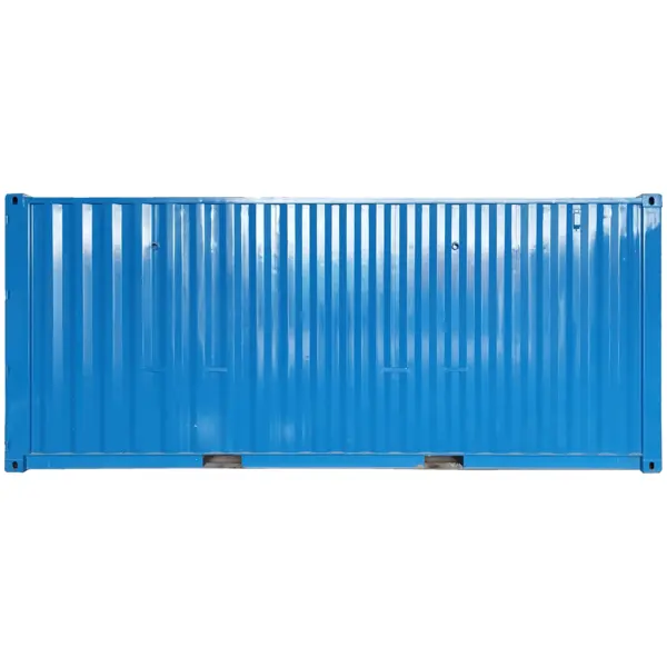 Modification of 20' Office Container 2 Front Windows (Blue)