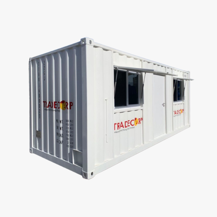 20' Office Container with Pantry (White)