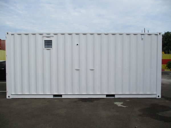 20' Office Shipping Container (White)