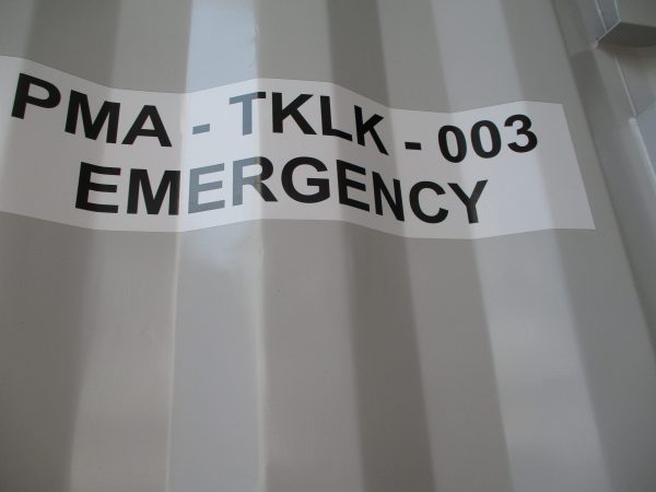 20′ Emergency Unit Container (Grey White Red)