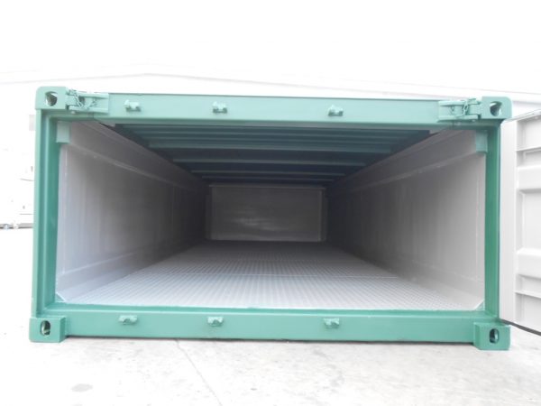 20′ Half Height Hard Top Container Single Door (Pine Green)