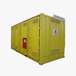20′ High Cube Double Side Opening Dangerous Goods Container (Yellow)