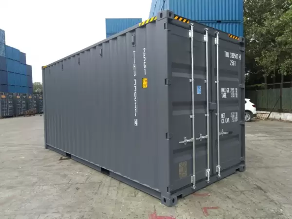 20′-High-Cube-Easy-Opening-Door-Shipping-Container-Slate-Grey-2-600x450