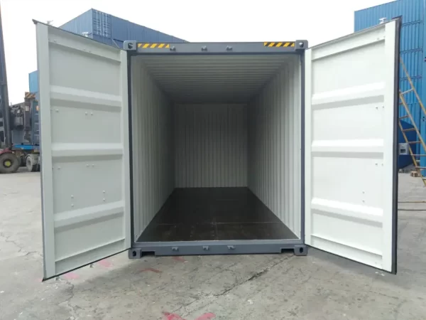 20′ High Cube Easy Opening Door Shipping Container (Slate Grey)