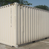 20′ PALLET WIDE HIGH CUBE SHIPPING CONTAINER (White)