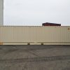 40' Side Opening High Cube Shipping Container with side view.