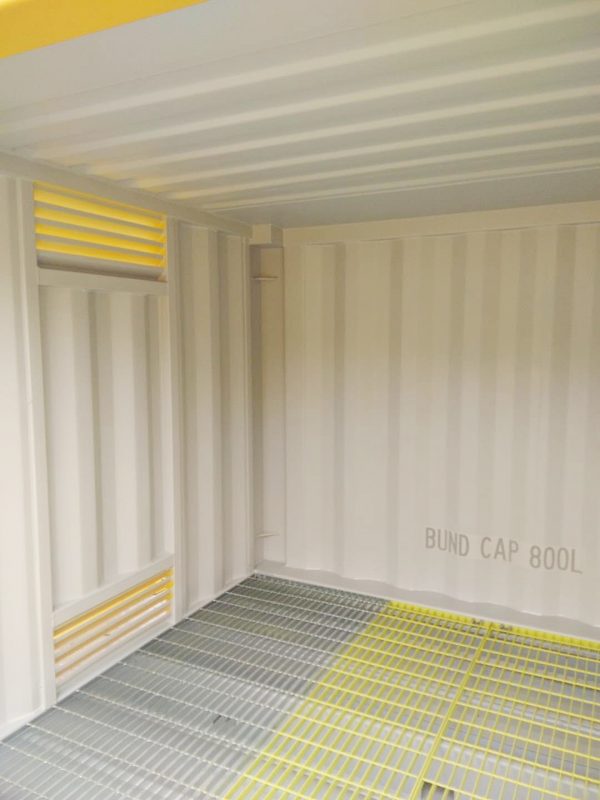 8' Dangerous Goods Container (Yellow)
