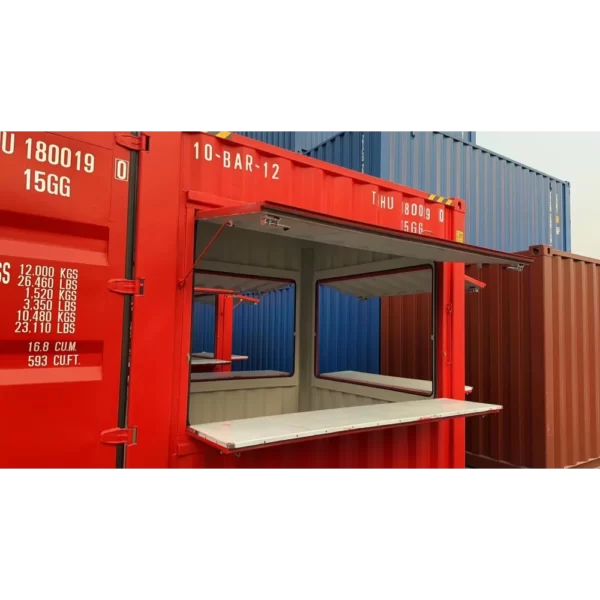 Cafe Container 10 Feet (Red) Outdoor