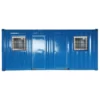 Office Container 2 Jendela Depan 20 Feet (Blue) Depan 1