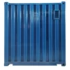 Office Container 2 Jendela Depan 20 Feet (Blue) Kiri