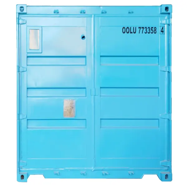 Office Container 2 Jendela Depan 40 Feet (Aquamarine) Kanan