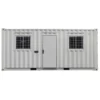 Office Container 20 Feet (White) Front