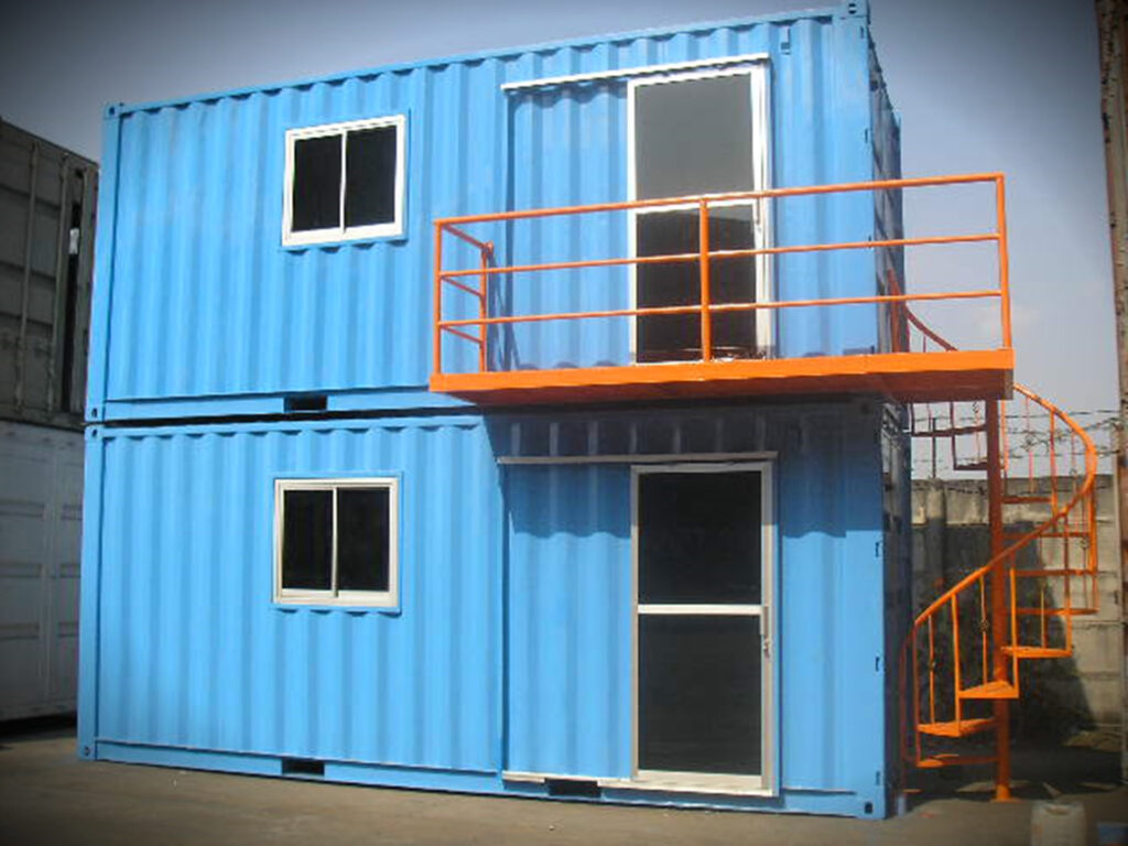 office container tingkat 2 desain sesuai bisa menyesuaikan kebutuhan