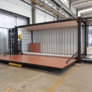 20' Expo Container With Hydraulic Rams