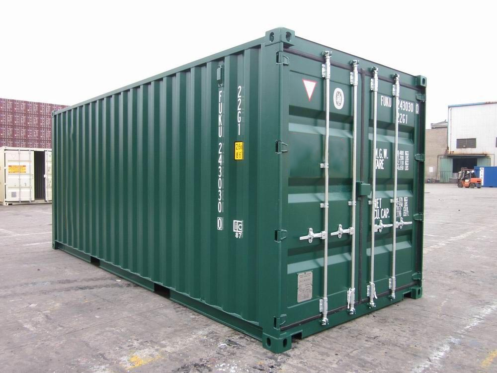 20 General Purpose Shipping Container Moss Green 1