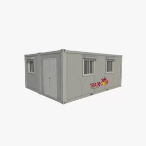 2 X 20' FLAT PACKS JOIN CONTAINER