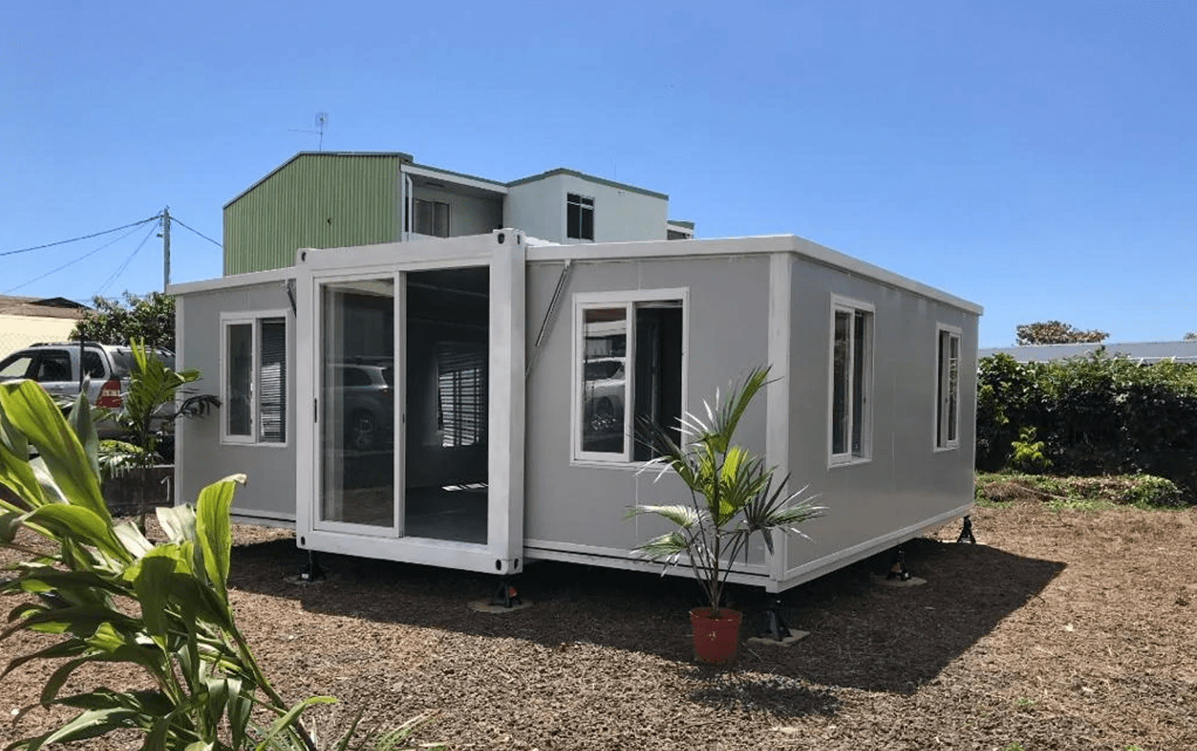 Sell expandable modular homes/houses, modern box house, modular kit home, modular tiny house, modular pod, best mobile homes, moveable manufactured homes Indonesia best price.