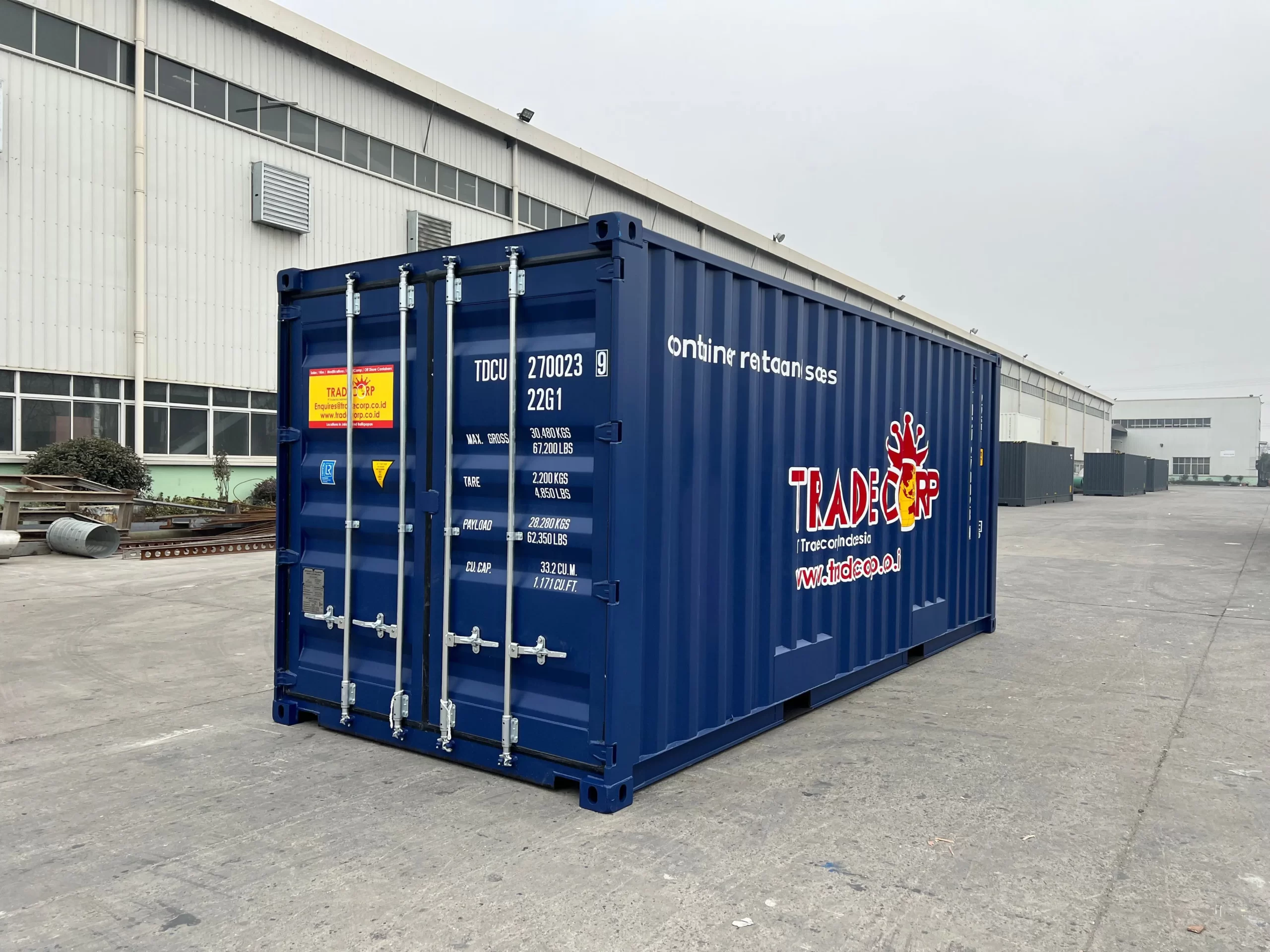 20'GP Container, 20'GP Container RAL 5013 Cobalt, 20'GP Container Capacity, 20' General Purpose Container, 20ft GP Container, 20feet Container
