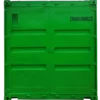 Office Container 20 Feet (Green) Door End