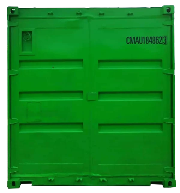 Office Container 20 Feet (Green) Door End