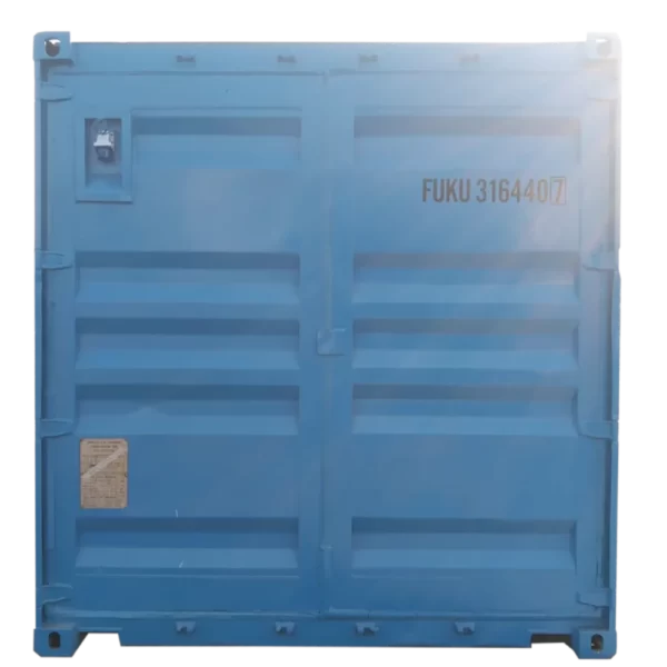 Office Container 20 Feet (Light Blue) Front Door