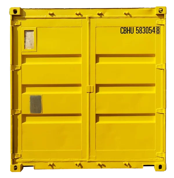 Office Container 20 Feet (Yellow) Door End