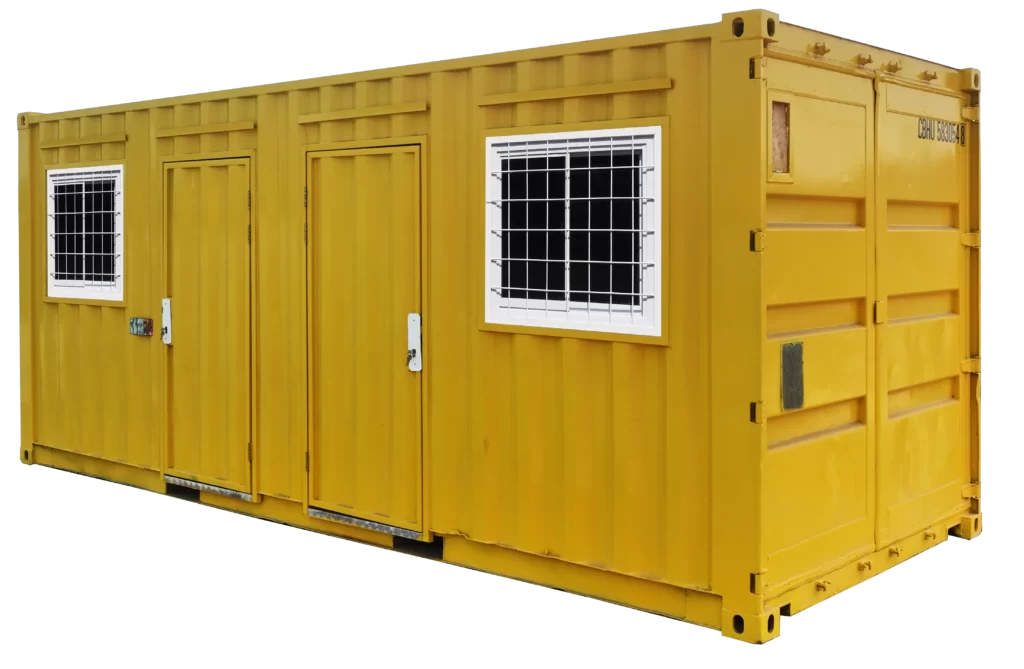 Office Container 20 Feet (Yellow) Side